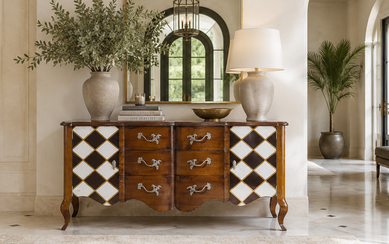 Dressoir Harlequin wit