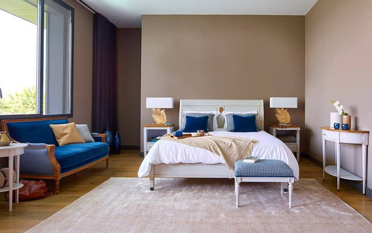 Bett Directoire weiß