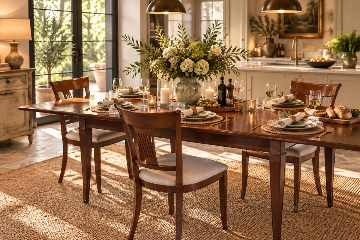 Bohemian dining table