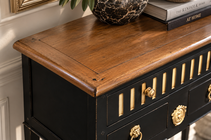 Wandtafel Arles zwart