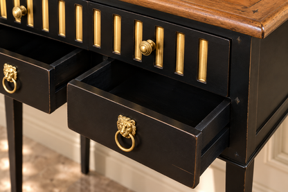 Wandtafel Arles zwart