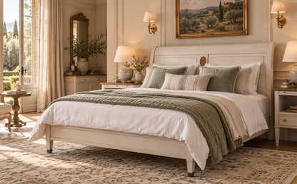 Bed Directoire white