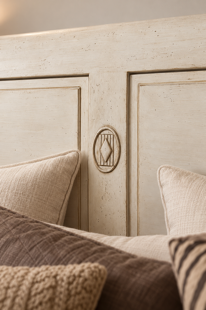 Bed Directoire creme