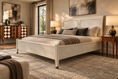 Bed Directoire creme