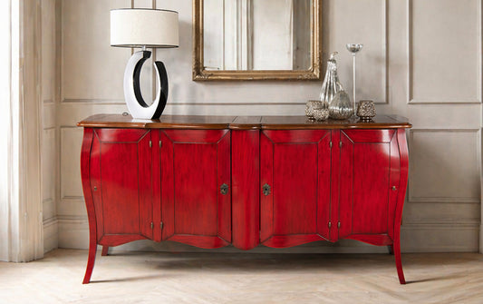 Harper red sideboard
