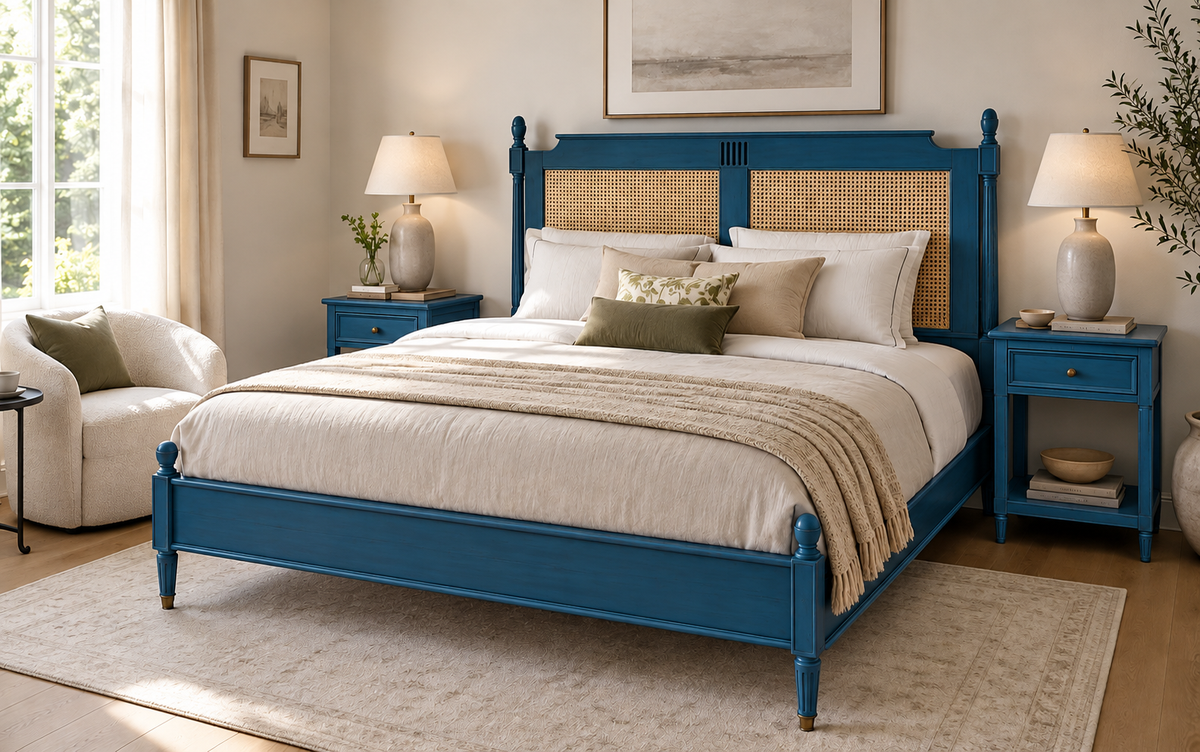 Ermitage bed blue