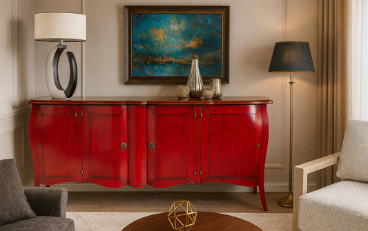 Dressoir Harper rood
