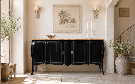Harper black sideboard