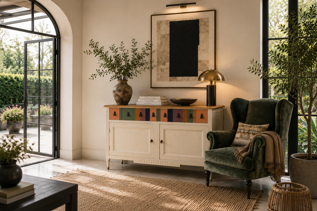 Jacob Sideboard in Creme (klein)