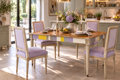 Eettafel Jacob streep purple
