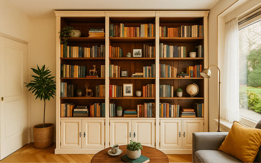 Aanbouwkast Directoire creme