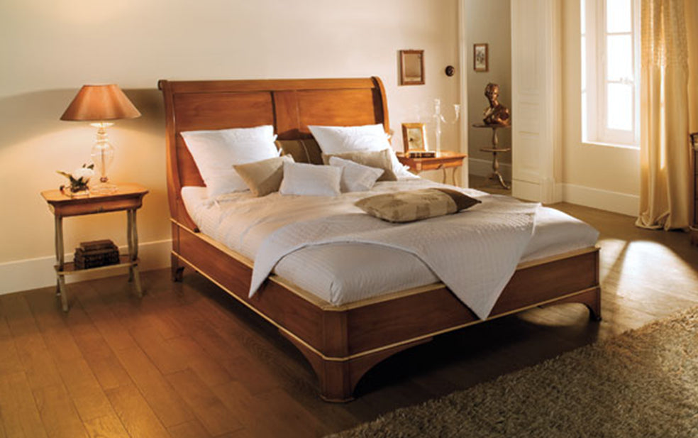 Bett Louis Philippe mit niedrigem Fußteil