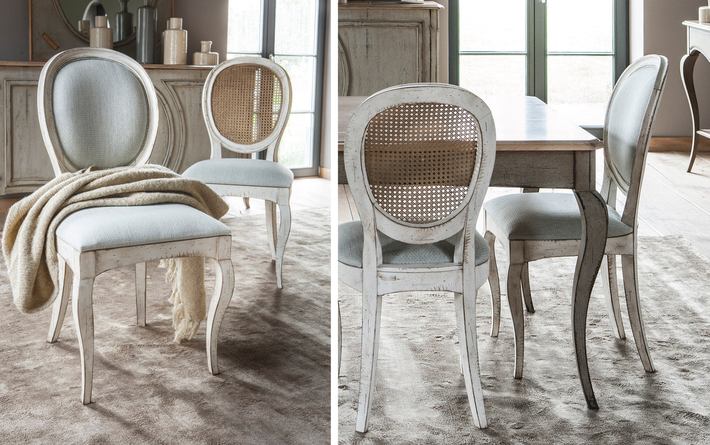 Esszimmerstuhl Medaillon