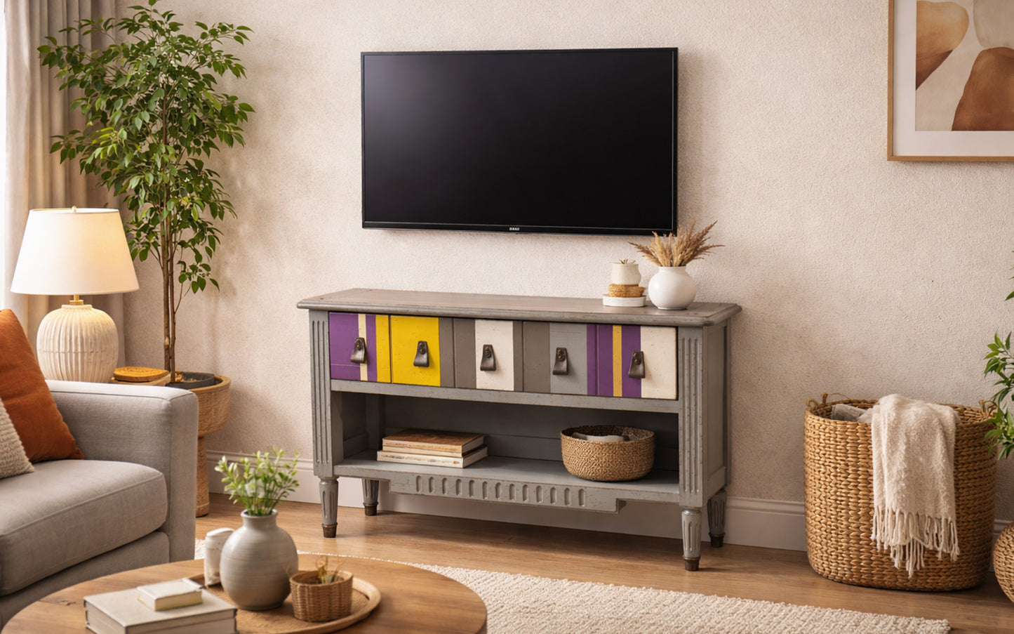 TV meubel Jacob Purple