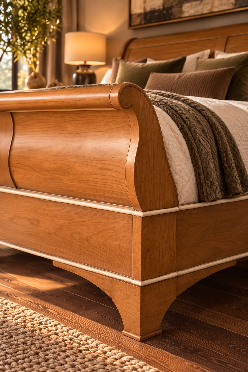 Bed Louis Philippe-Victoria hoog voetenbord