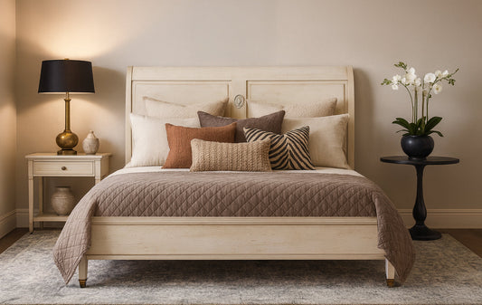 Bed Directoire creme