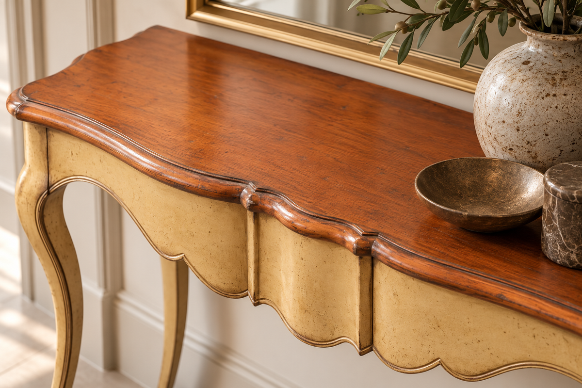 Provencal console table