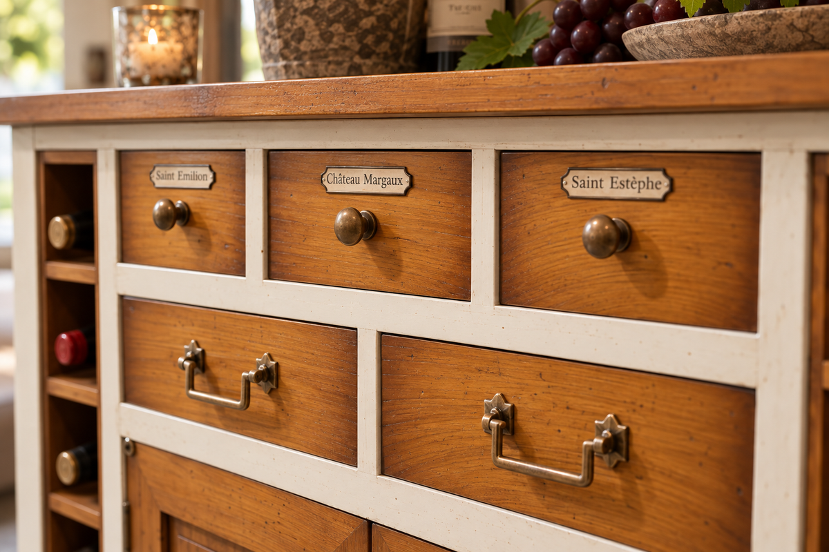 Sommelier wine cabinet