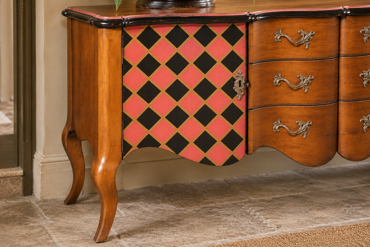 Dressoir Harlequin roze