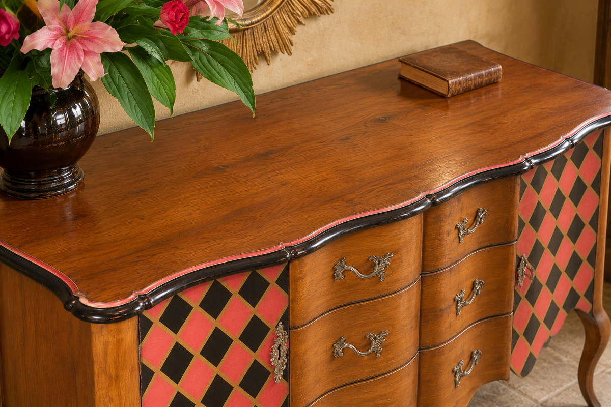 Dressoir Harlequin roze