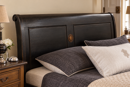 Bett Directoire schwarz