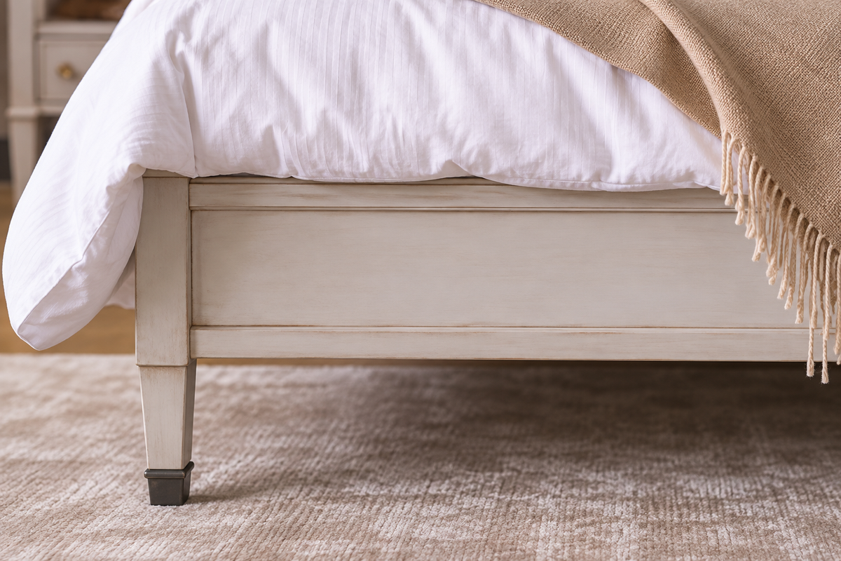 Bed Directoire white