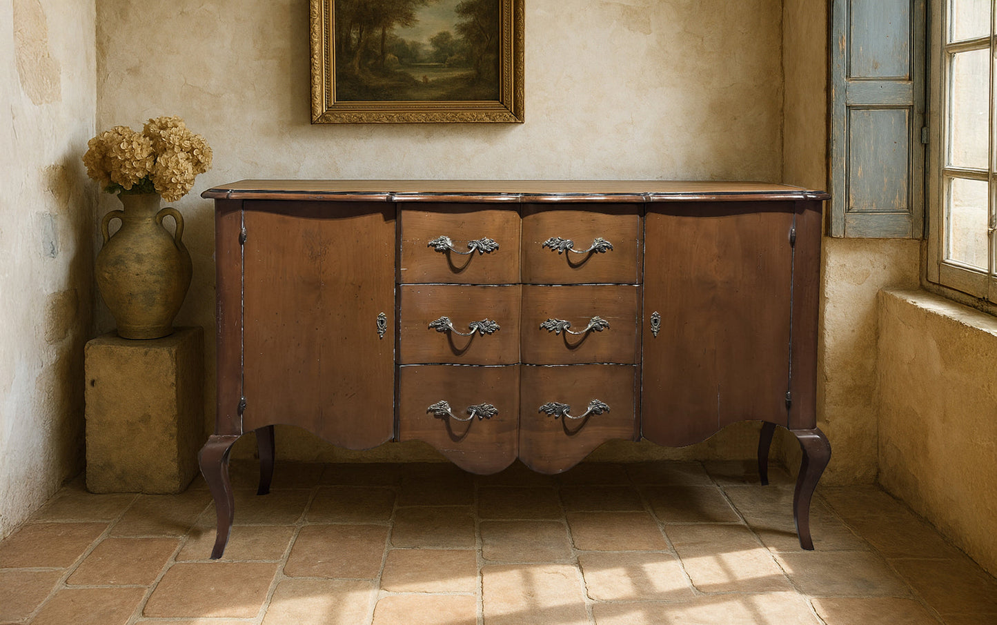 Harlekin-Kirschholz-Sideboard