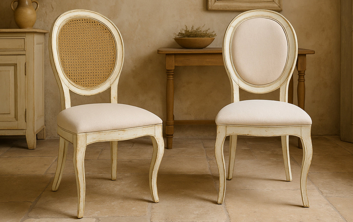 Esszimmerstuhl Medaillon